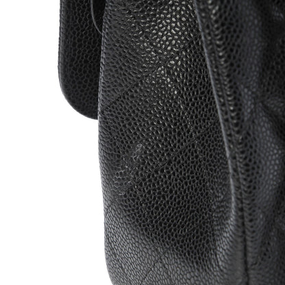Chanel Caviar Quilted Jumbo Double Flap Black 8 of 8
