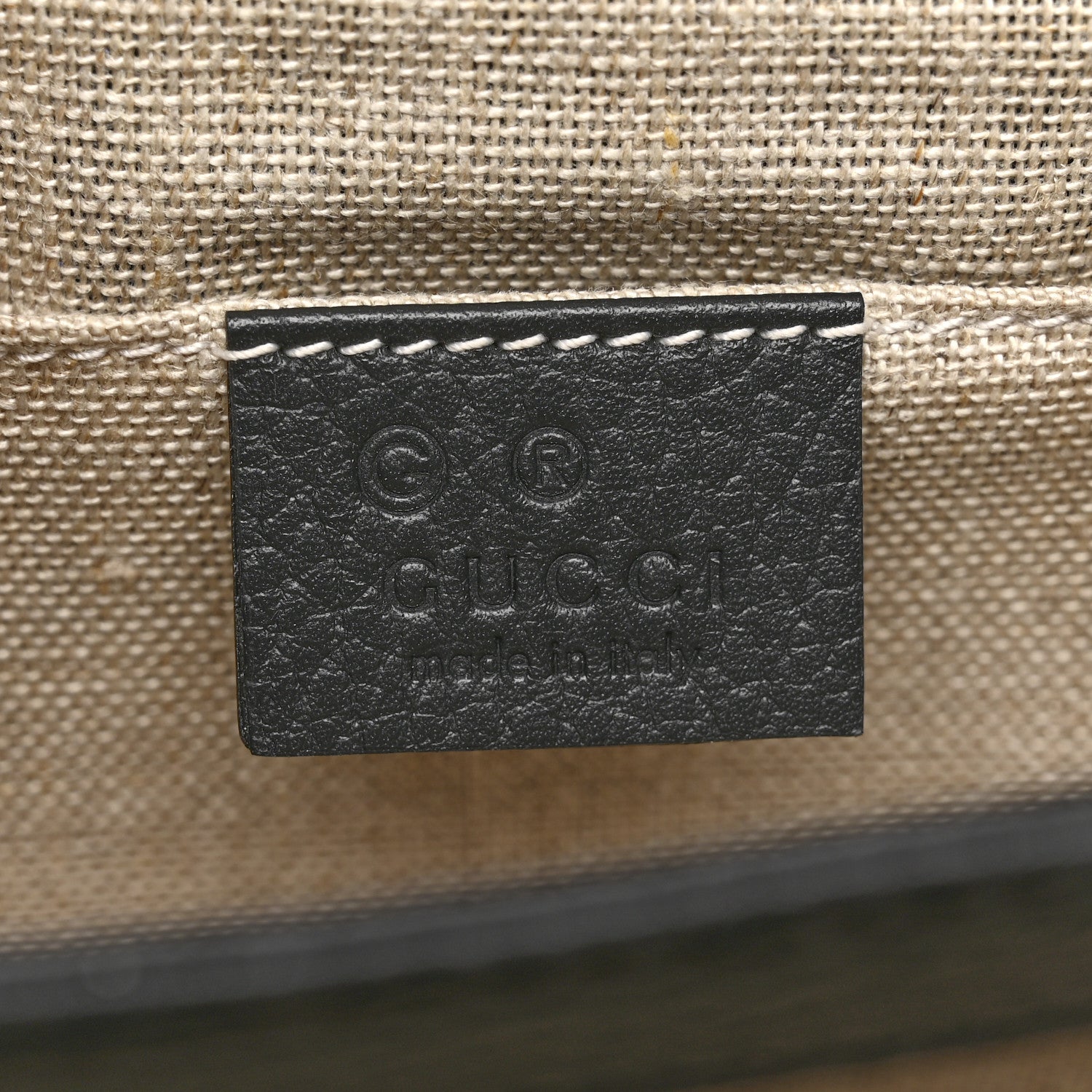 Gucci Dollar Calfskin Small Interlocking G Shoulder Bag Black 6 of 14