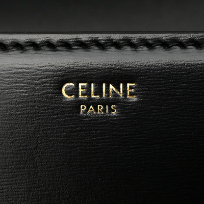 Celine Shiny Calfskin Teen Triomphe Black 6 of 10
