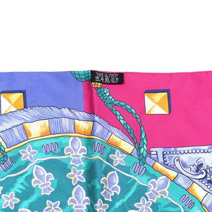 Hermes Silk Les Cles Maxi Twilly 4 of 5