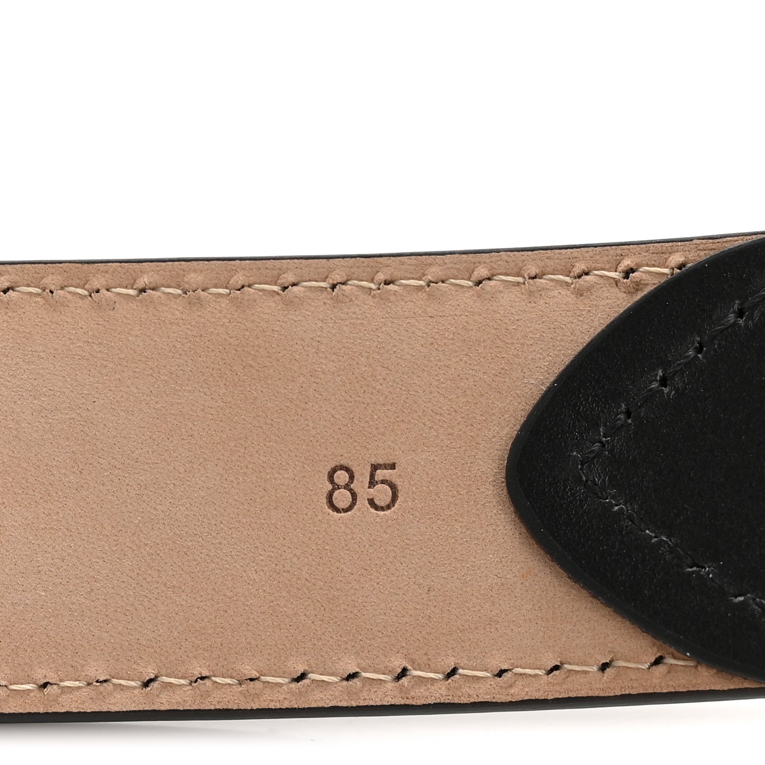 Khaite Calfskin Benny Belt 85 34 Black 6 of 8