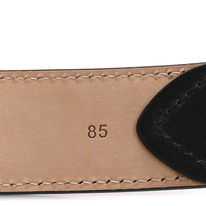 Khaite Calfskin Benny Belt 85 34 Black 6 of 8