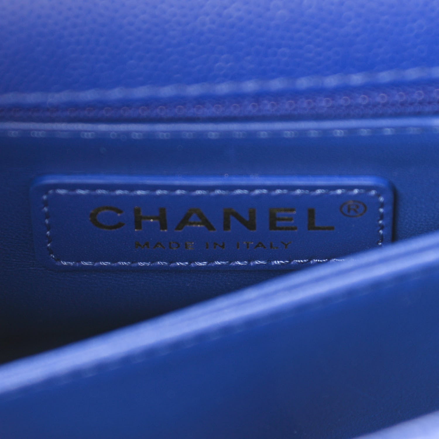 Chanel Caviar Quilted Mini Coco Handle Flap Blue 5 of 9
