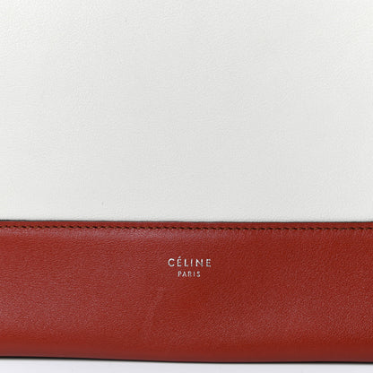 Celine Shiny Smooth Calfskin Medium Frame Shoulder Bag Maple White 9 of 12