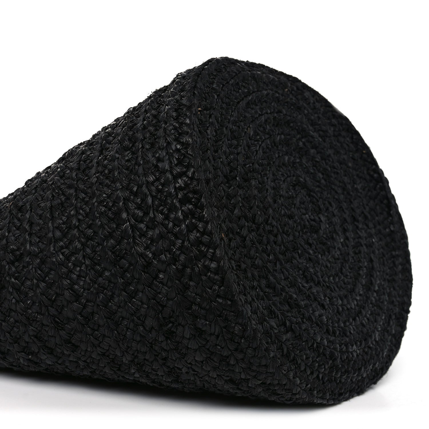 Saint Laurent Raffia Medium Panier Bag Black 7 of 10