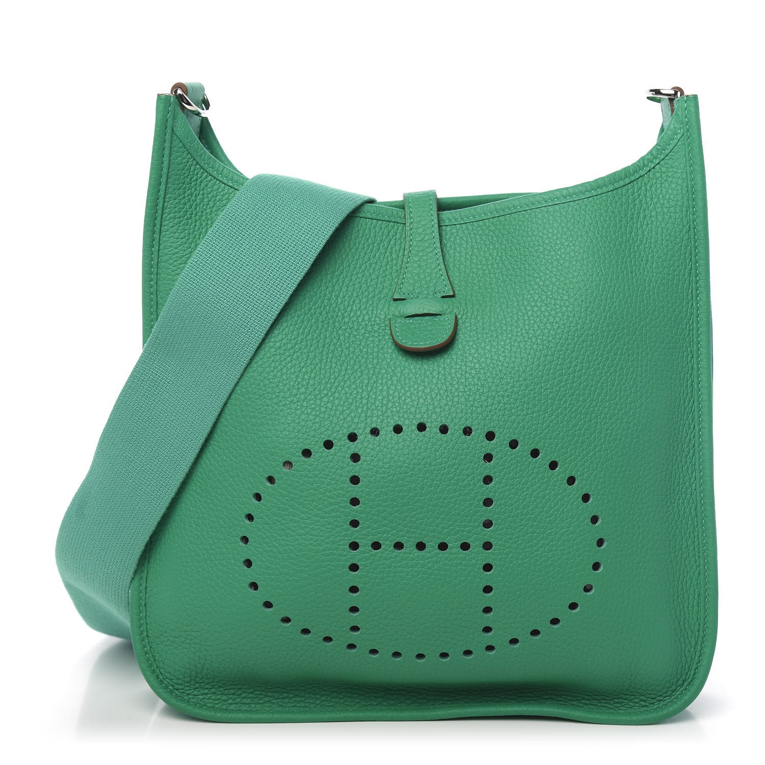 Hermes Taurillon Clemence Evelyne III PM Menthe 1 of 10