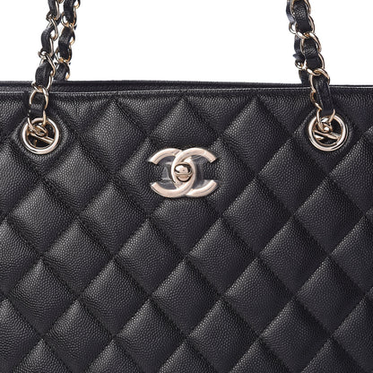 Chanel Caviar Quilted Large Shopping Tote Black 8 of 10