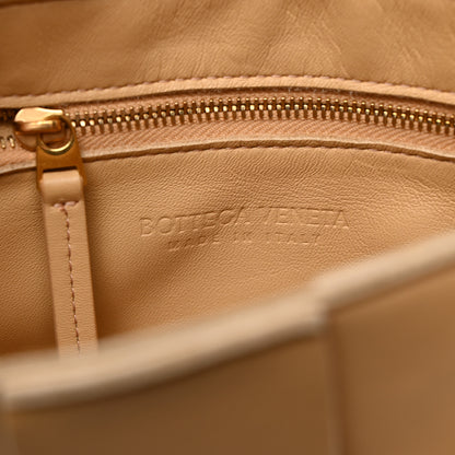 Bottega Veneta Lambskin Maxi Intrecciato Cassette Crossbody Bag Porridge 7 of 12