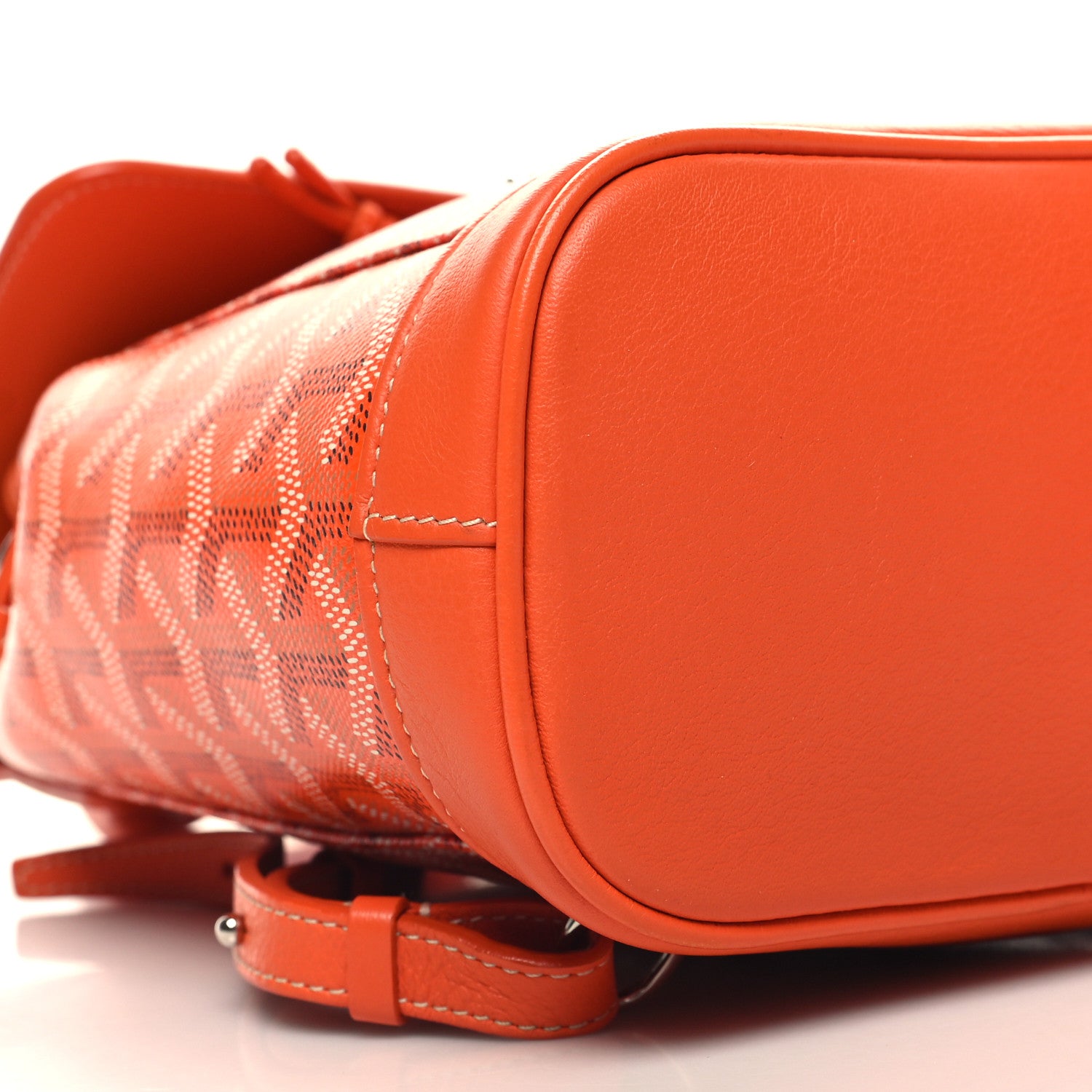 Goyard Goyardine Calfskin Mini Alpin Backpack Orange 9 of 11