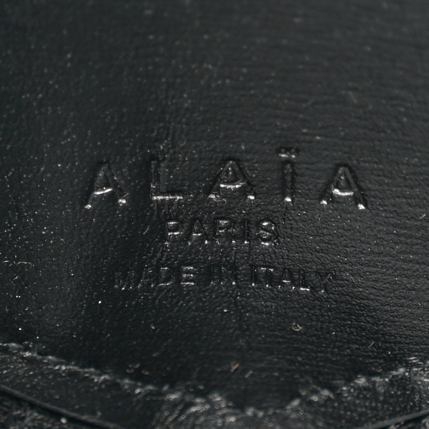 Alaia Calfskin Le Coeur Bag Black 6 of 11