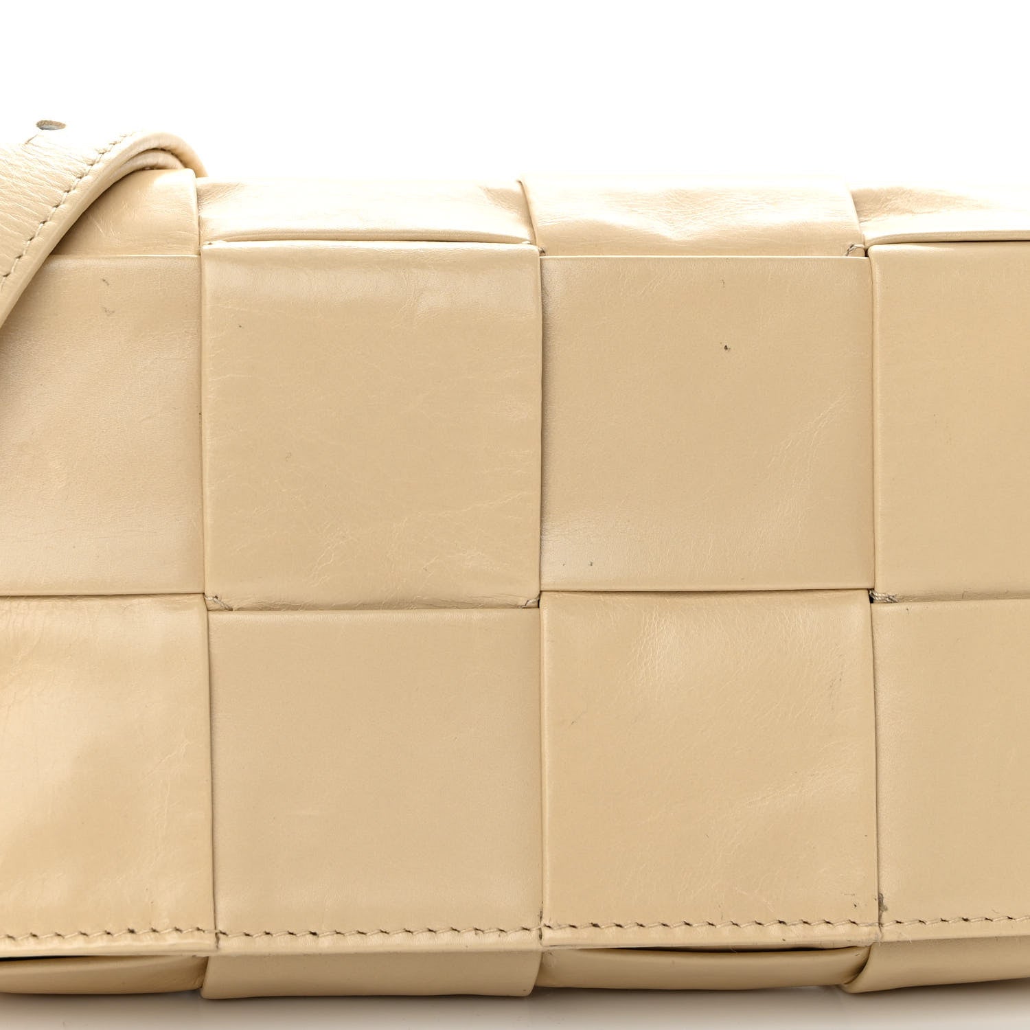 Bottega Veneta Paper Calfskin Intrecciato Cassette Belt Bag Porridge 7 of 11