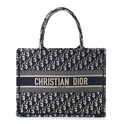 Christian Dior Oblique Medium Book Tote Blue Multicolor 1 of 9