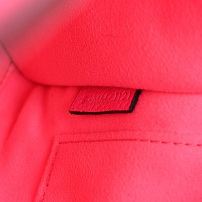 Celine Drummed Calfskin Nano Luggage Fuchsia 7 of 10