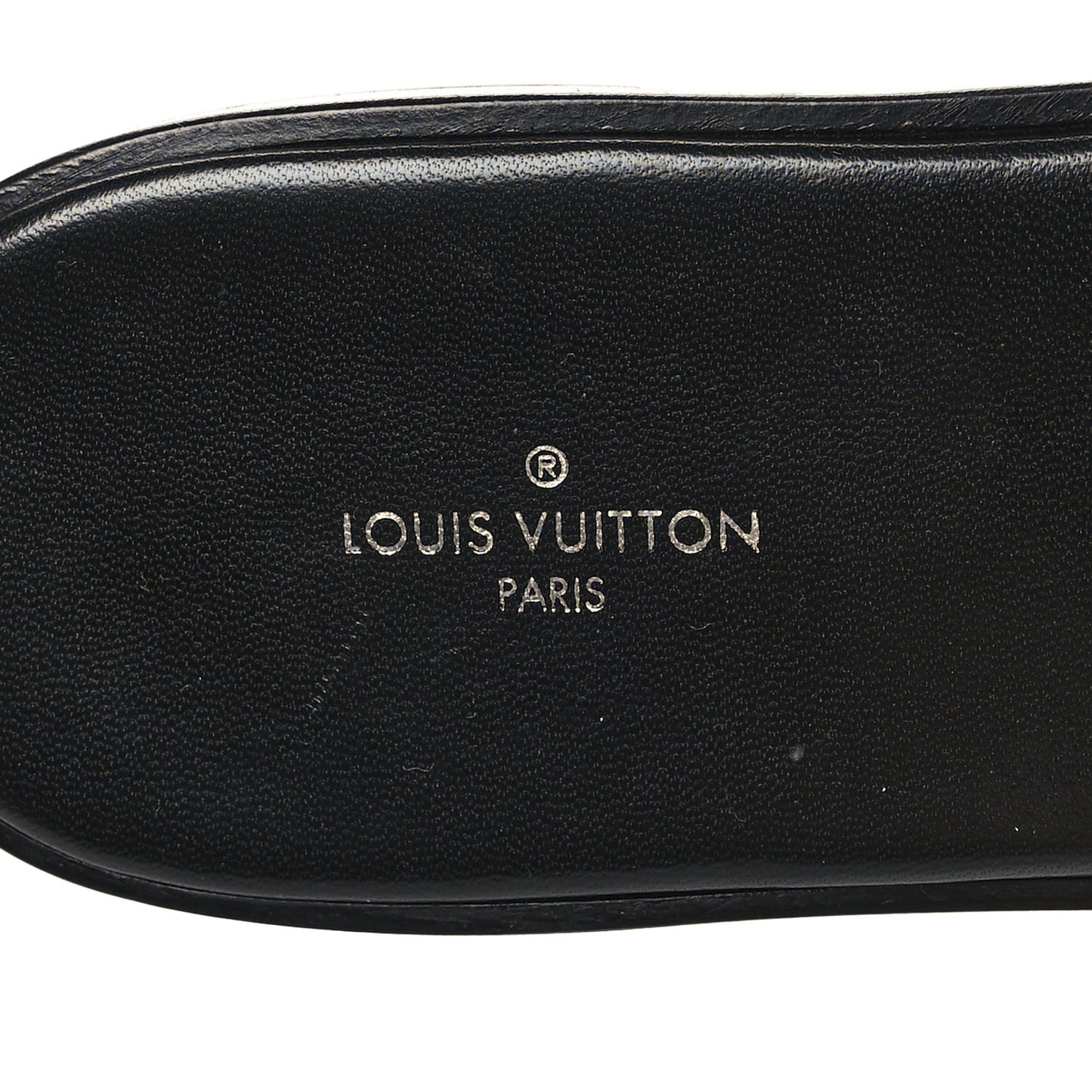 Patent Monogram Lock It Flat Mules 39