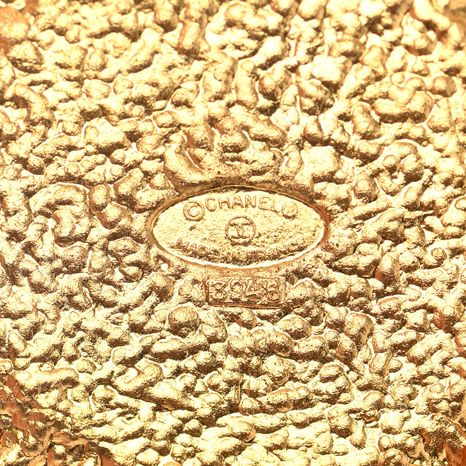 Chanel Metal Medallion CC Chain Necklace Gold 6 of 7