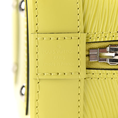Louis Vuitton Epi Jacquard Alma BB Yellow Citron 6 of 10