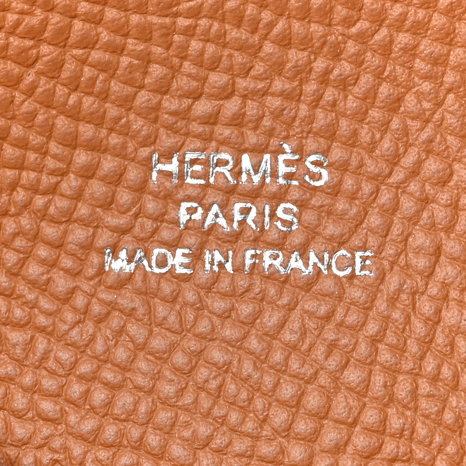 Hermes Epsom Calvi Card Case Gold 6 of 6