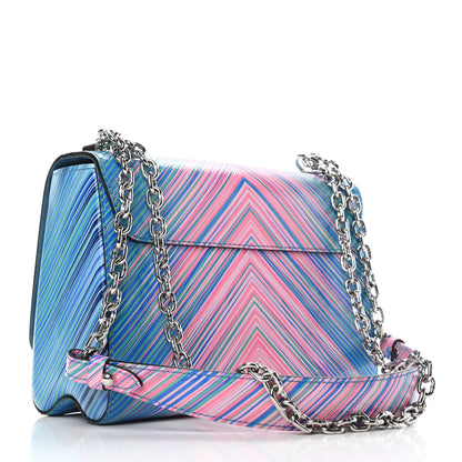 Louis Vuitton Epi Tropical Twist Shoulder Bag MM Blue Rose 2 of 4