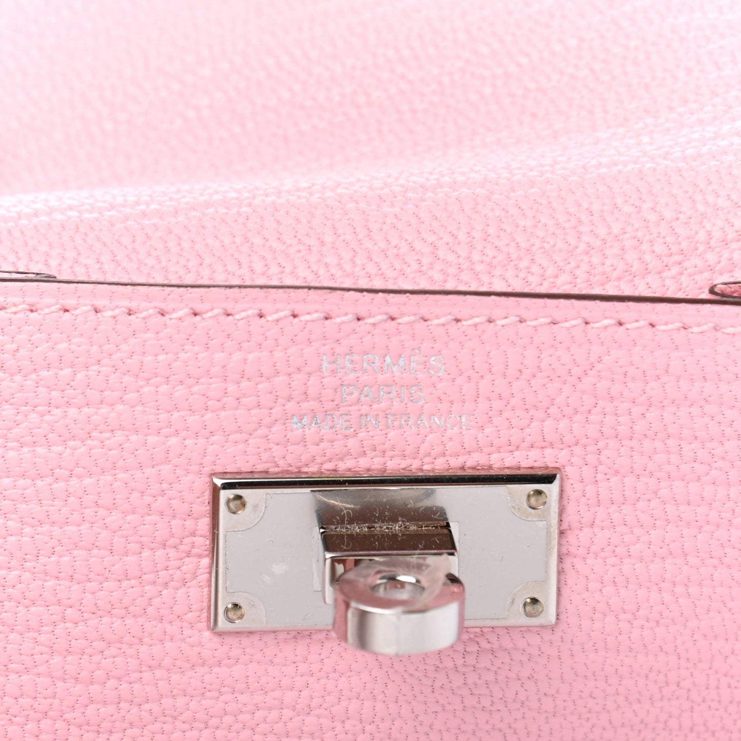 Chevre Mysore Kelly Pocket Compact Wallet Rose Sakura