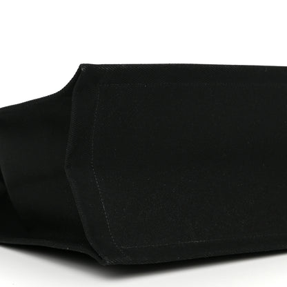 Saint Laurent Linen Calfskin Rive Gauche Tote Black 8 of 9