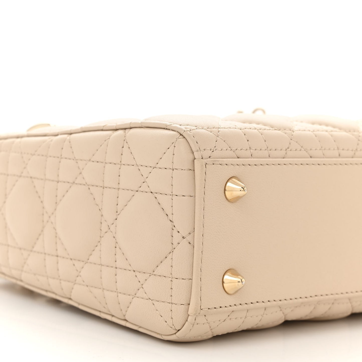 Lambskin Cannage Small My ABCDior Lady Dior Beige