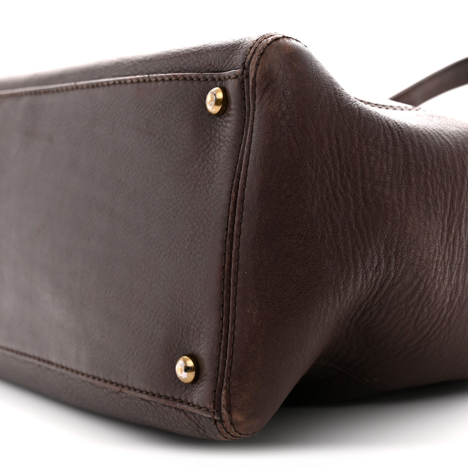 Chanel Calfskin Shopper Tote Brown 10 of 16