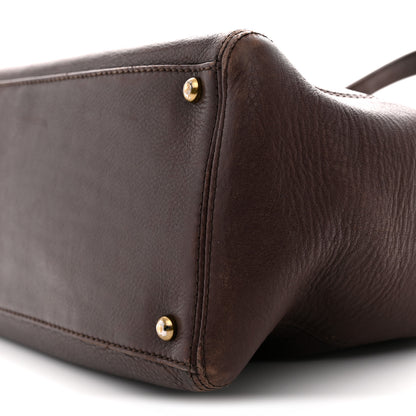Chanel Calfskin Shopper Tote Brown 10 of 16
