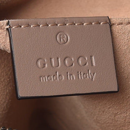 Gucci Calfskin Matelasse Small GG Marmont Chain Shoulder Bag Taupe 8 of 12