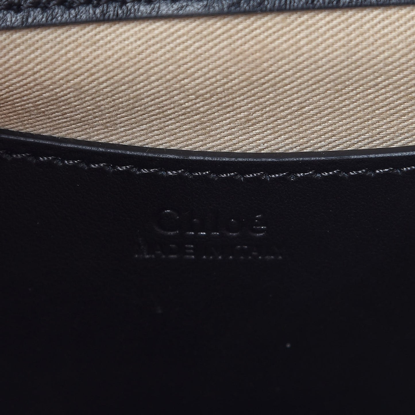 Calfskin Small Tess Bag Black