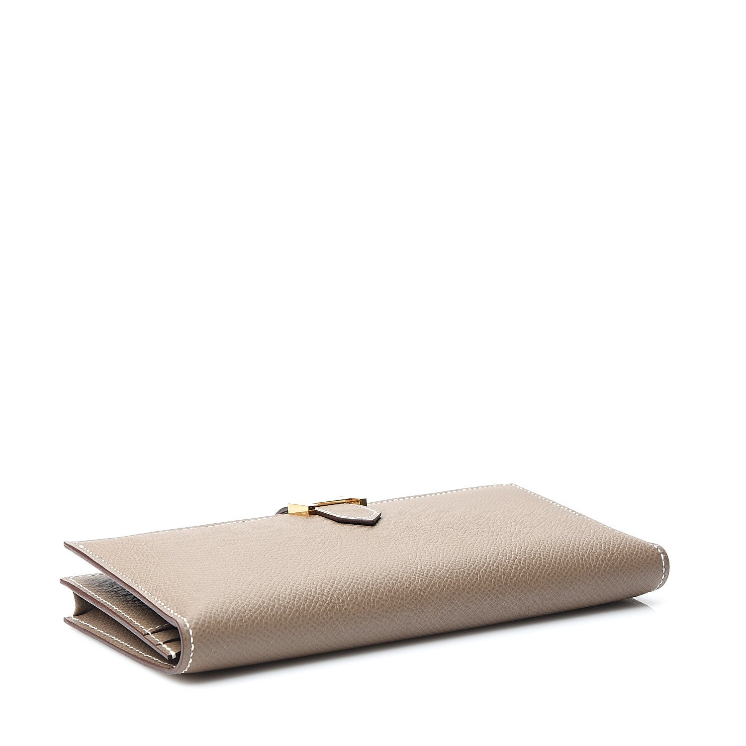 Hermes Epsom Bearn Gusset Wallet Etoupe 3 of 7
