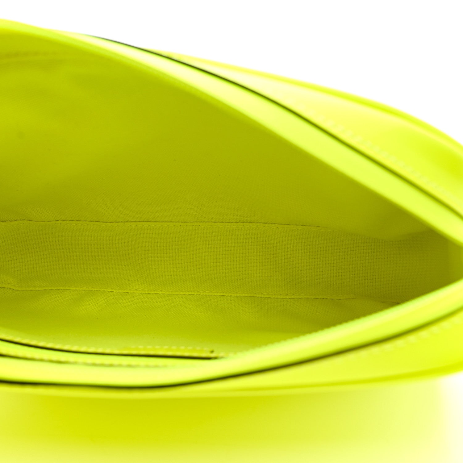 Gucci Rubber Effect Monogram GG Crossbody Bag Fluorescent Yellow 5 of 10