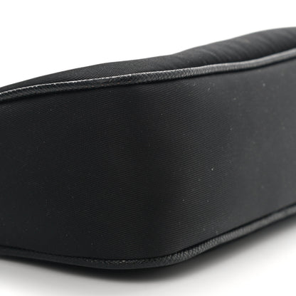 Prada Tessuto Nylon Mini Re-Edition 2000 Shoulder Bag Black 7 of 9