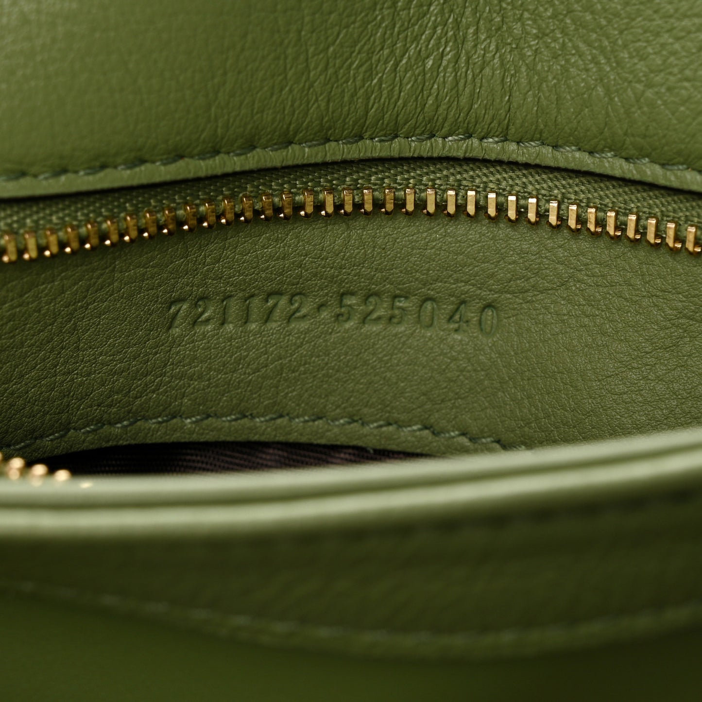 Roxy Calfskin Web Medium Blondie Top Handle Shoulder Flap Bag Salamander Green