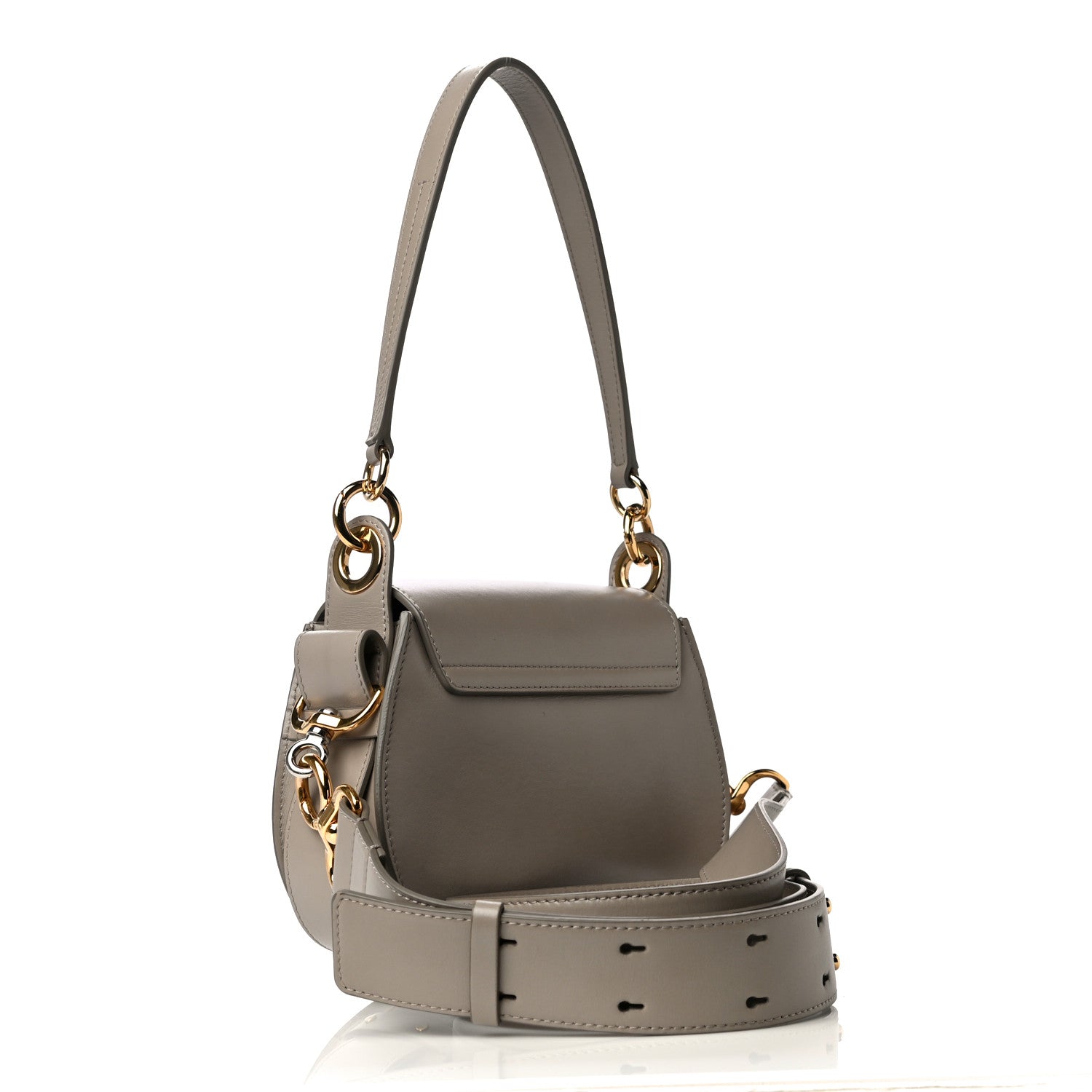 Chloe Calfskin Small Tess Bag Motty Grey 3 of 22
