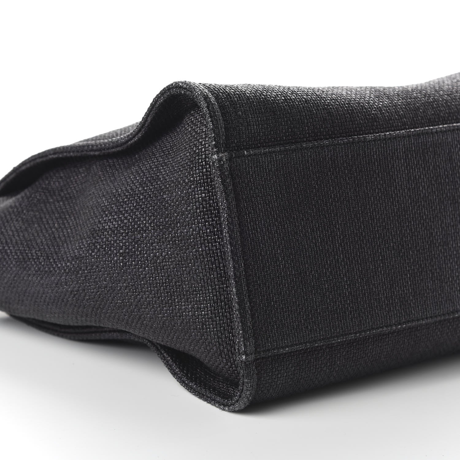 Chanel Woven Straw Raffia Medium Deauville Tote Black 6 of 11