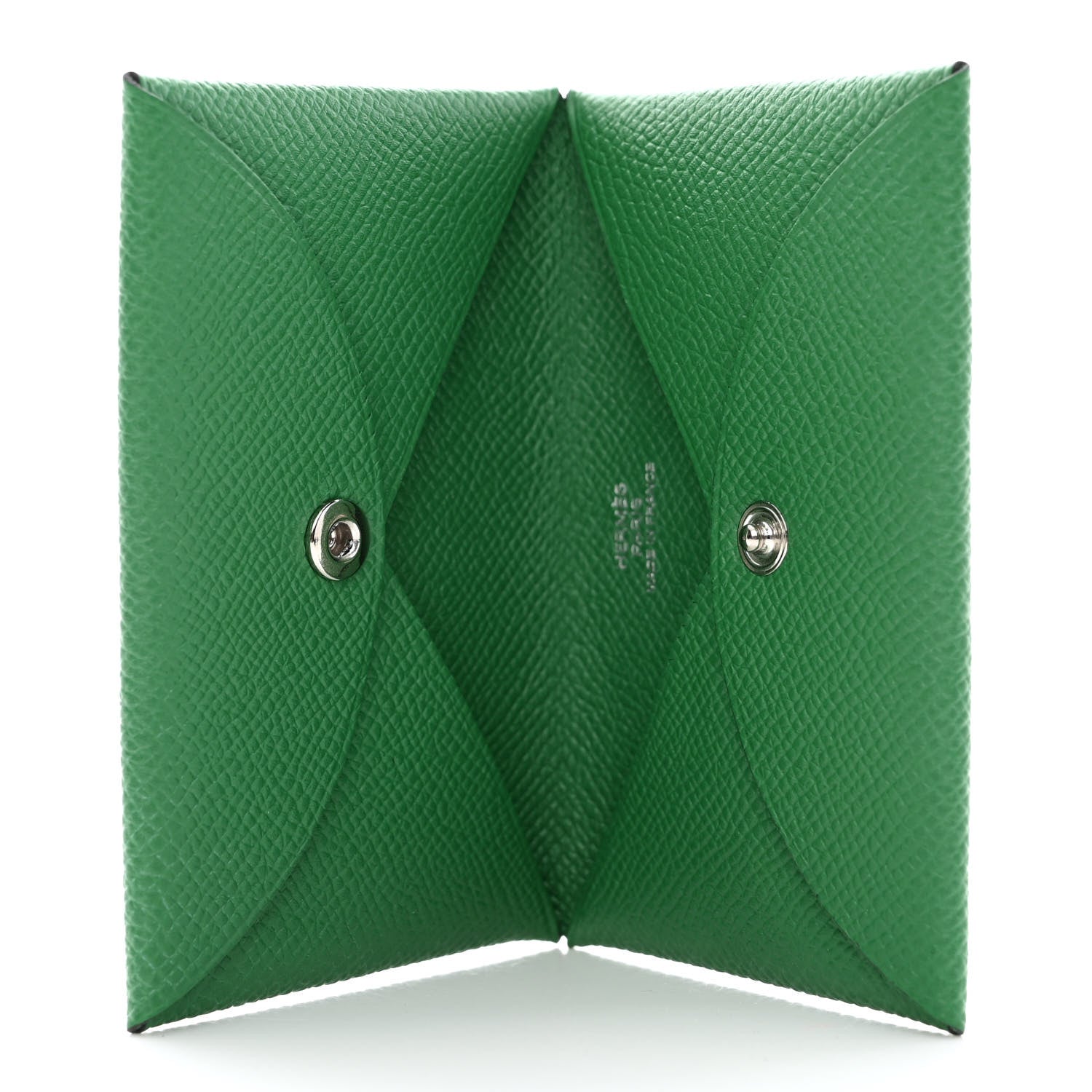 Hermes Epsom Calvi Card Case Cactus 5 of 7