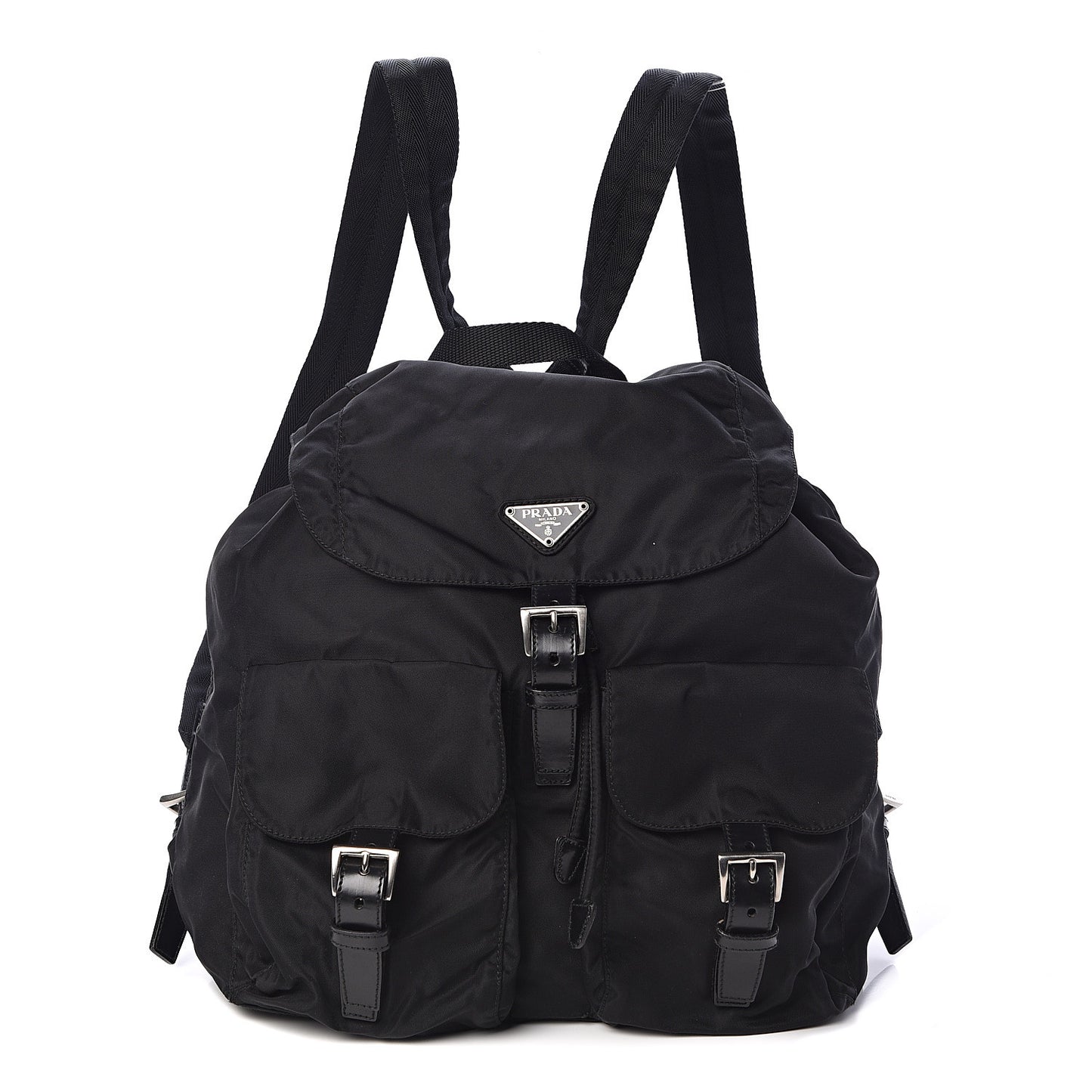 Nylon Vela Medium Backpack Black