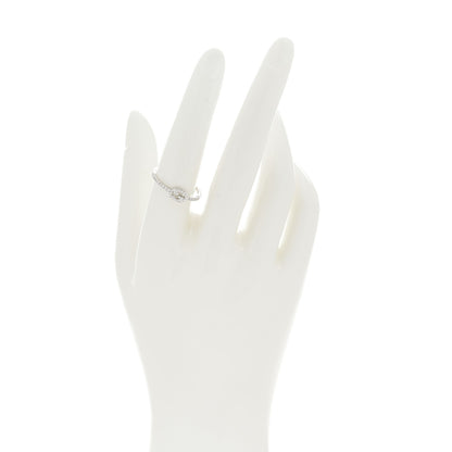 Gucci 18K White Gold Diamond Interlocking G Ring 56 7.75 3 of 7