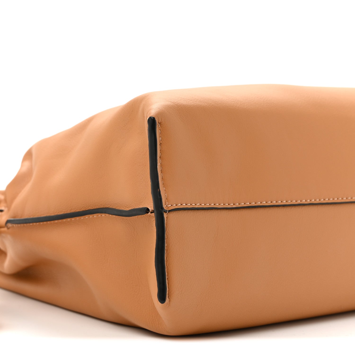 Loewe Nappa Calfskin Medium Flamenco Knot Clutch Warm Desert 27 of 31