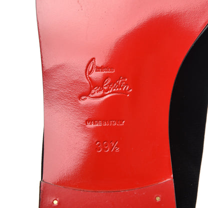 Christian Louboutin Velvet Perou Corazon Flats 39.5 Black 6 of 7