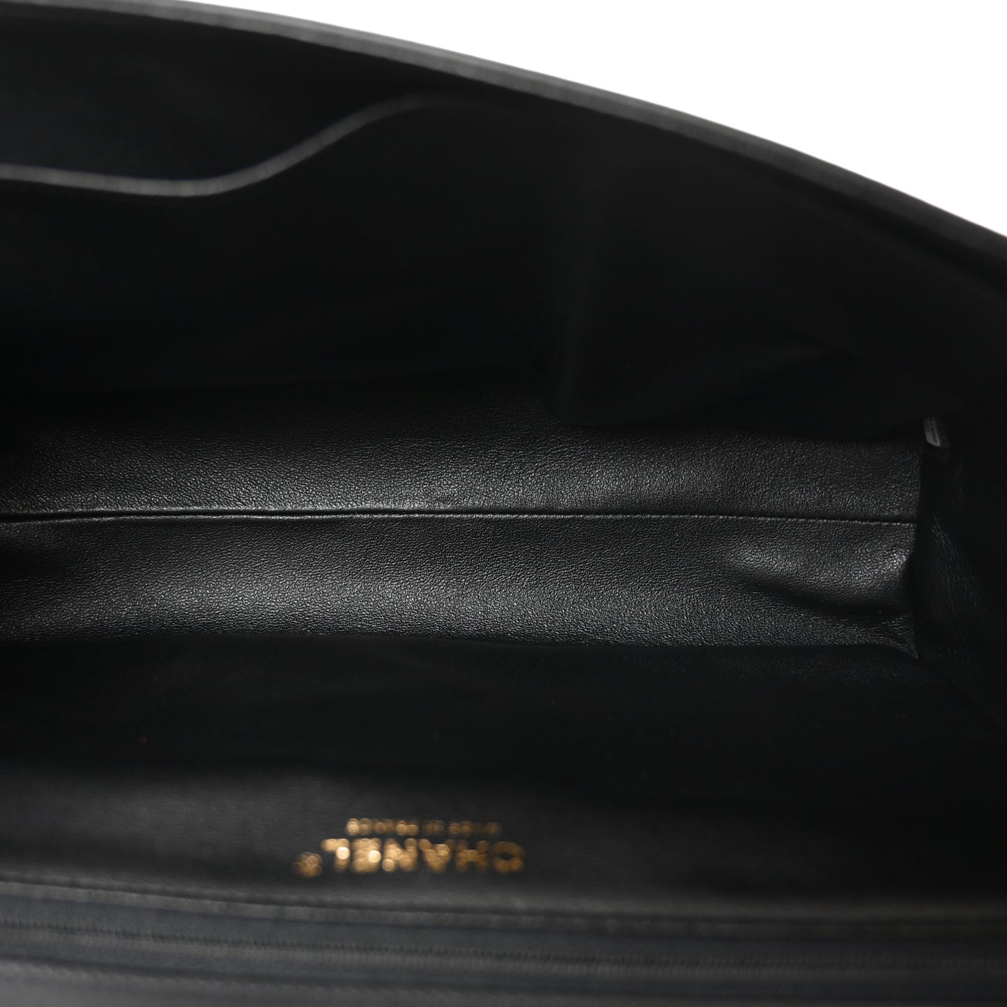 Calfskin Quilted Chevron In The City Bag Black