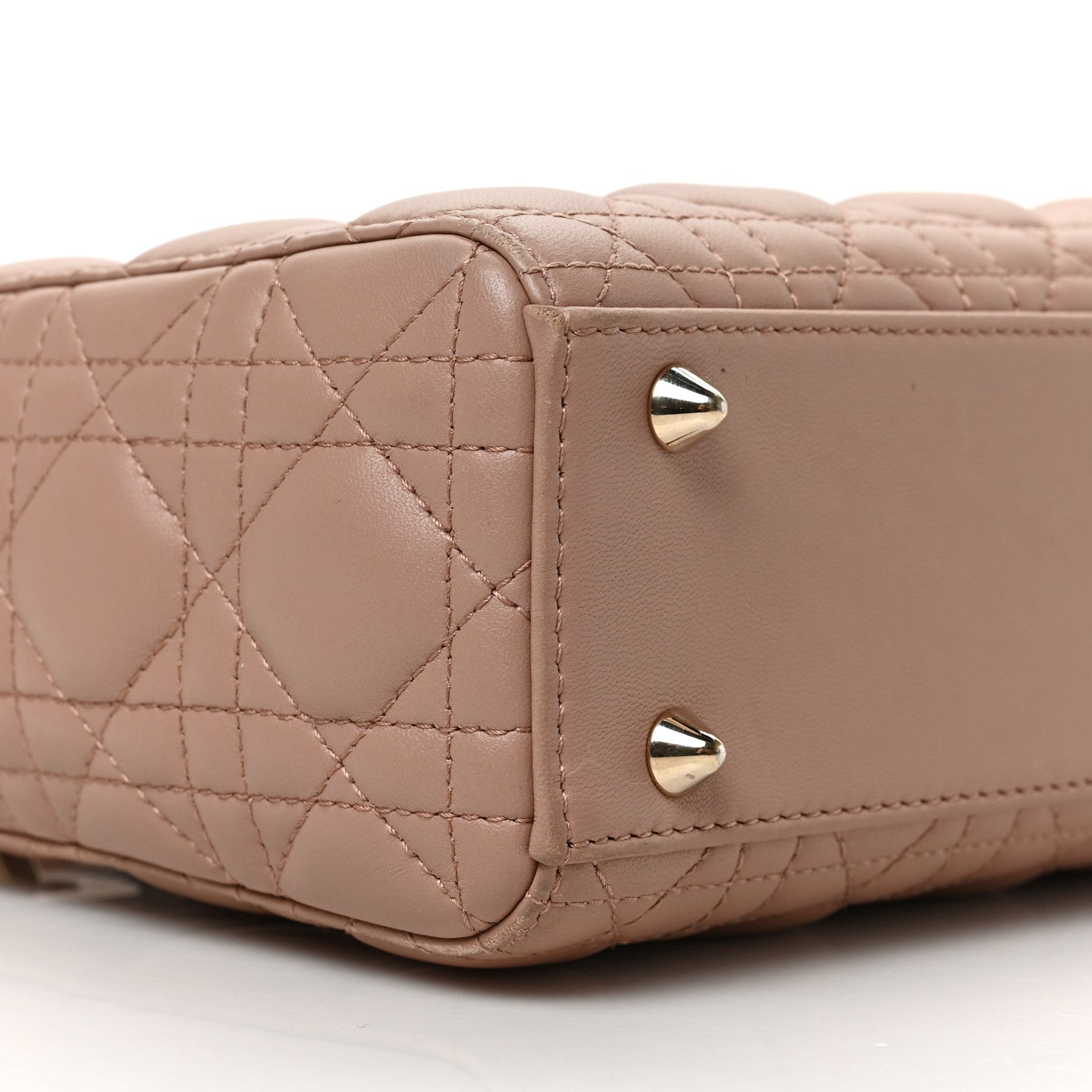 Christian Dior Lambskin Cannage Small My ABC Dior Lady Dior Blush 7 of 8