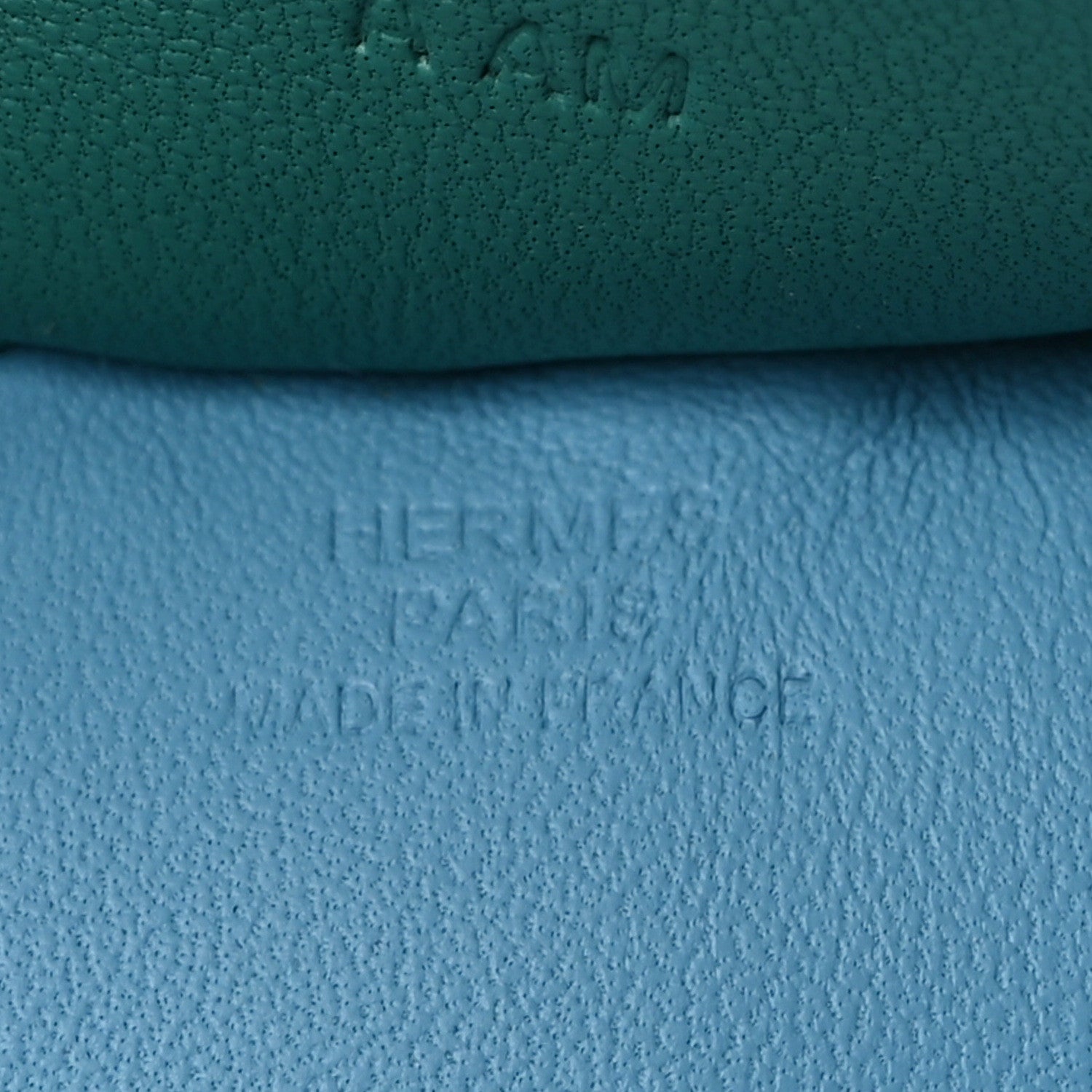 Hermes Milo Lambskin Grigri Rodeo Horse Bag Charm GM Celeste Jaune de Naples Vert Verone 3 of 5
