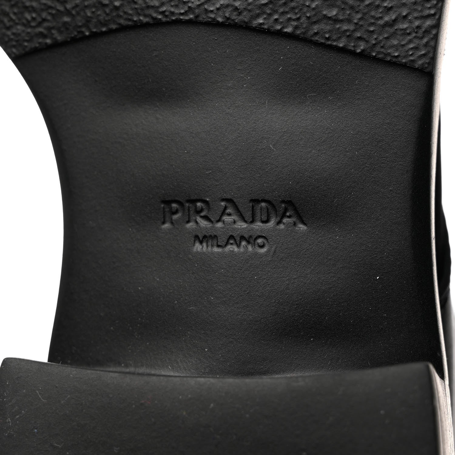 Prada Re-Nylon Spazzolato Rois Metal Triangle Logo Tall 50mm Combat Boots 37.5 Black 7 of 8