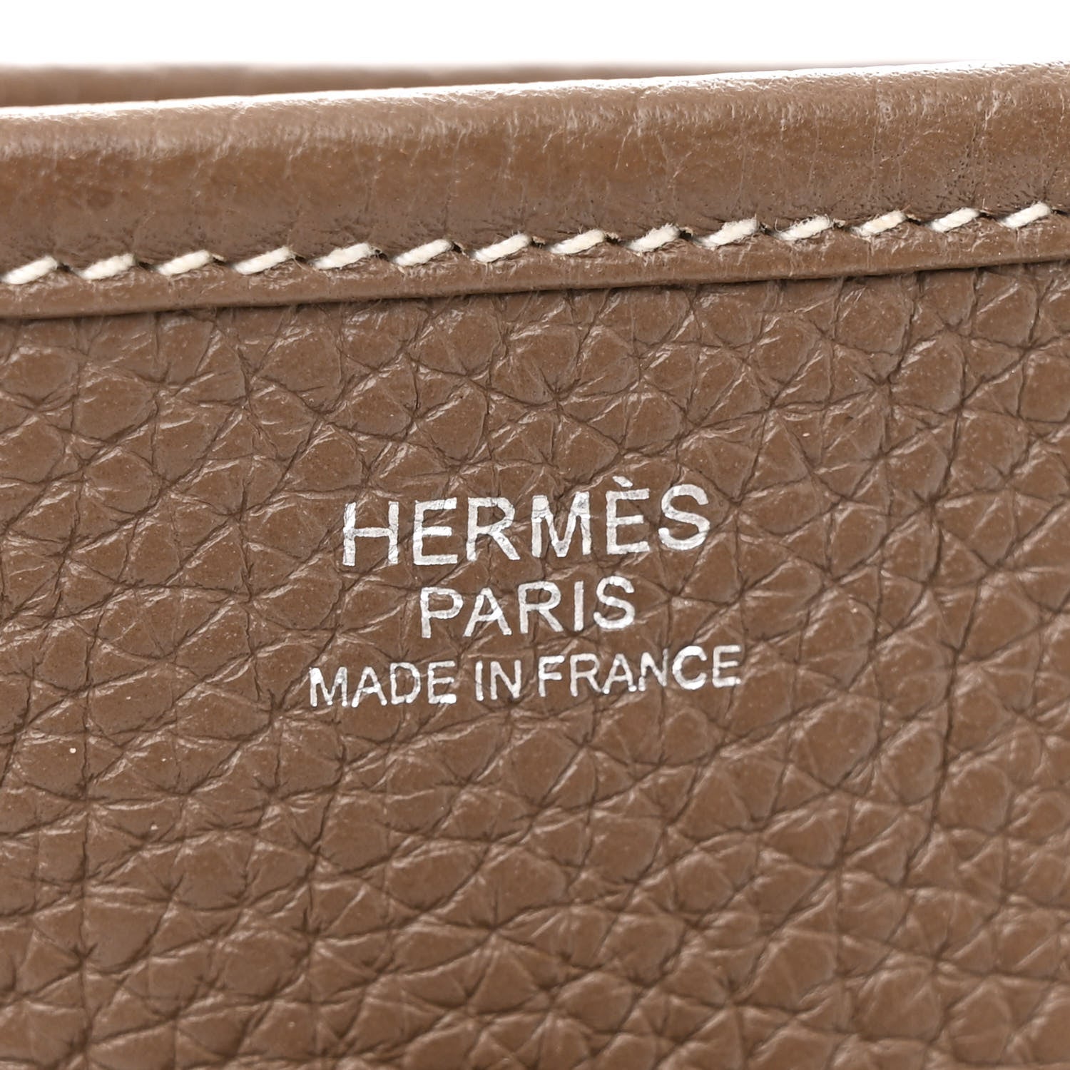 Hermes Taurillon Clemence Evelyne III PM Etoupe 6 of 10