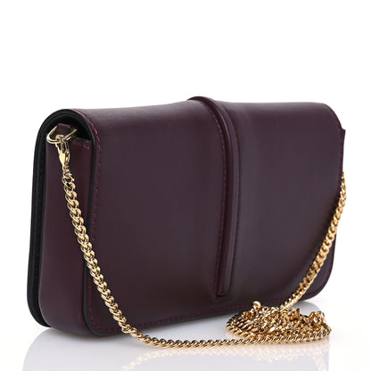 Fendi Vitello Grace Matte Fendigraphy Wallet on Chain Rosso Roma 4 of 16