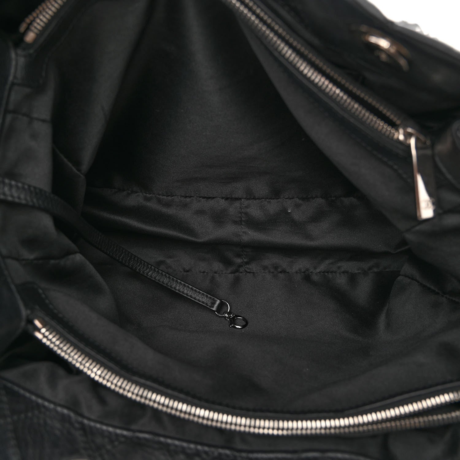 Chanel Calfskin Quilted Large Chic and Soft Shopping Tote Black 5 of 11