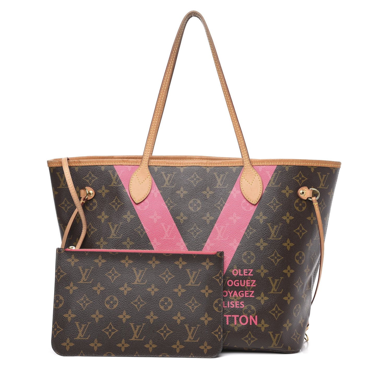 Monogram V Neverfull MM Grenade