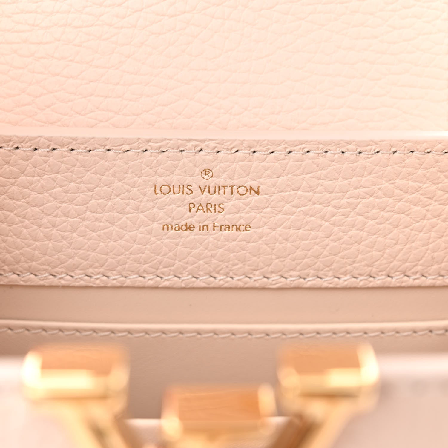 Louis Vuitton Taurillon Embellished Flower Handle Capucines Mini Quartz 6 of 9