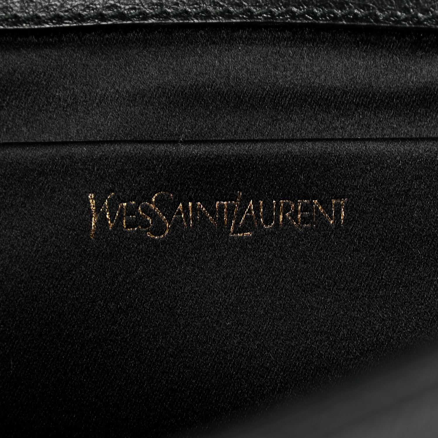 Saint Laurent Pony Hair Leopard Print Y Ligne Clutch Black White 5 of 6